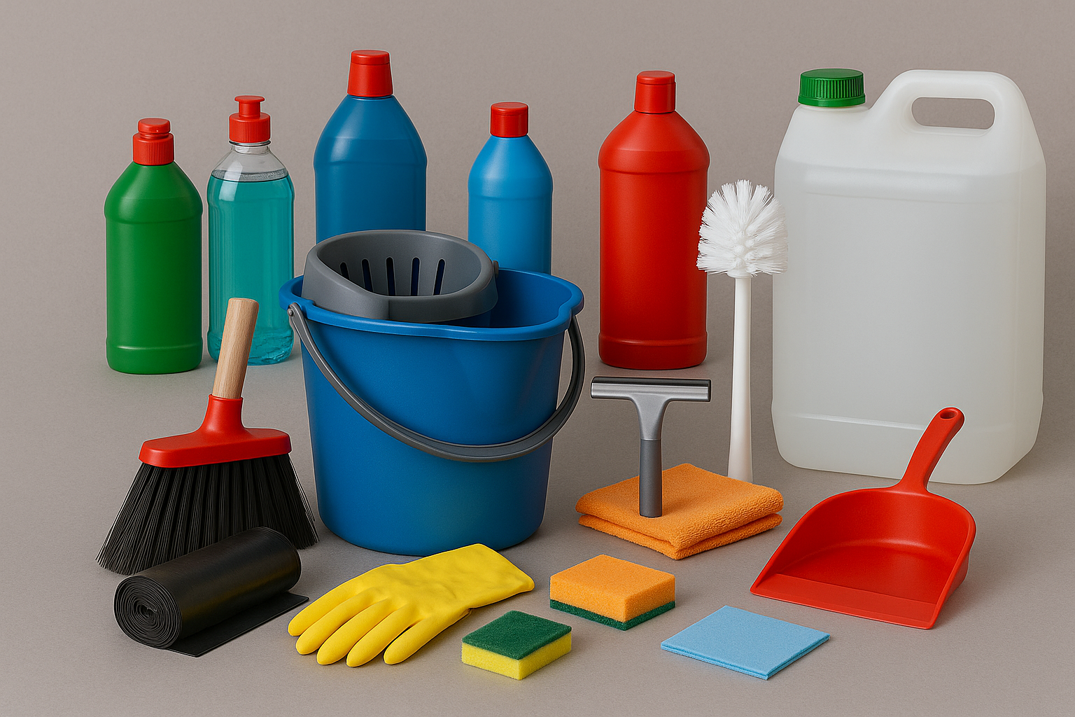 Tisztítószerek és takarítóeszközök